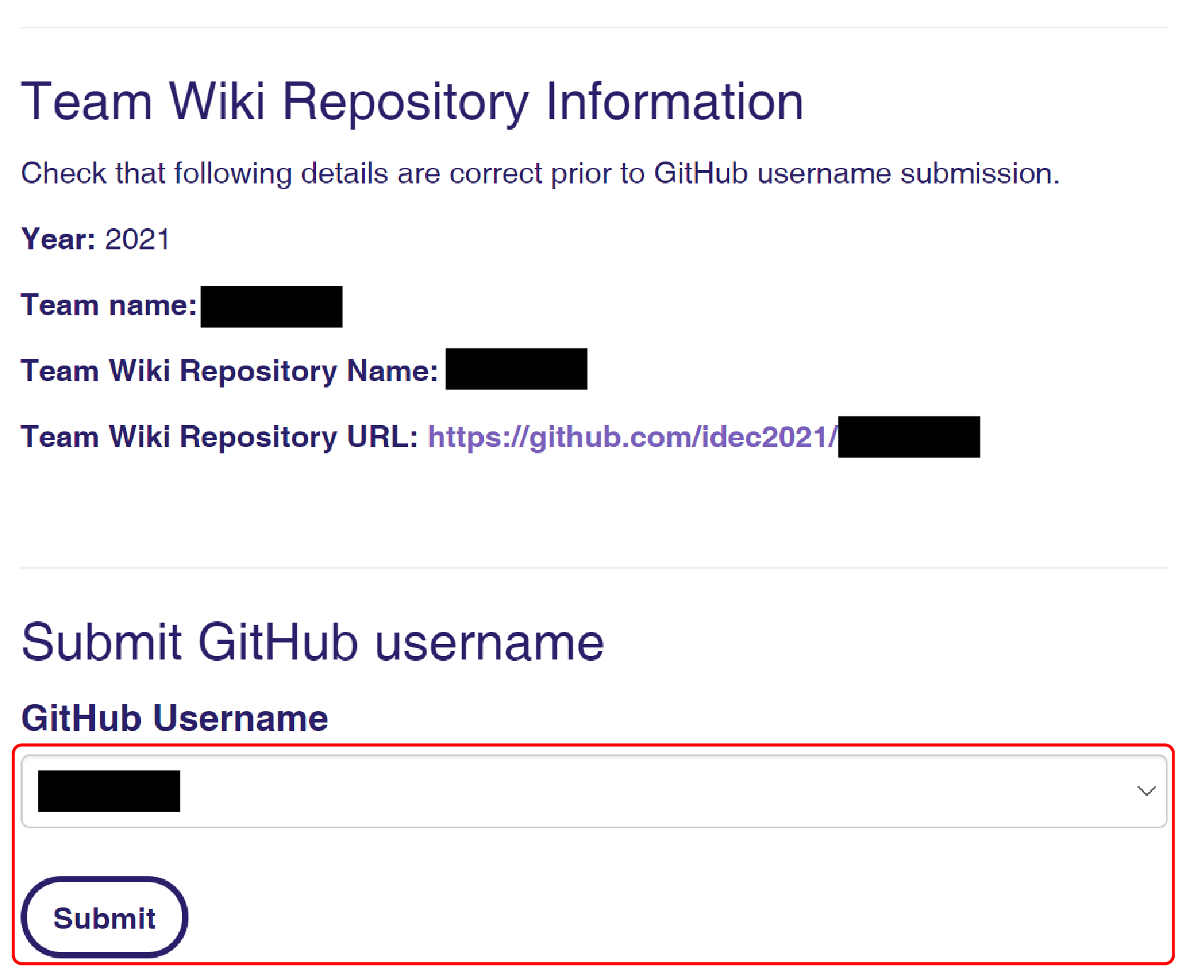 Join repository: repo info